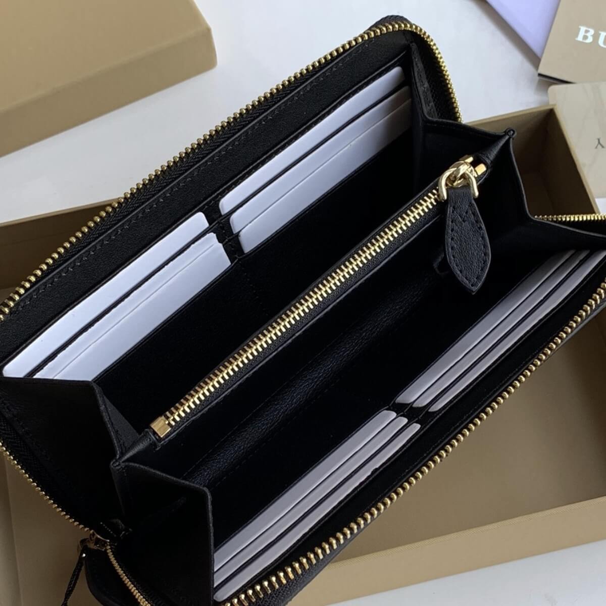 Burberry Designer Haymarket Check Zip Wallet, Burberry Handbag, Designer Handbag, Cheap Designer Handbag, Designer Handbag