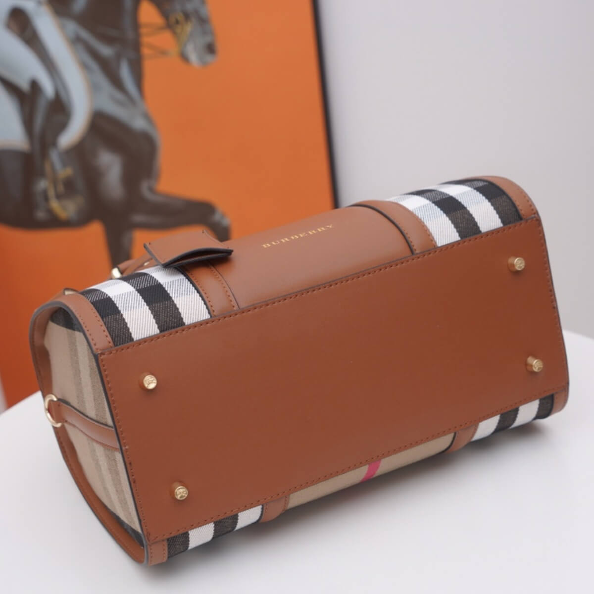 Burberry Designer House Check Sartorial Handbag, Burberry Handbag, Designer Handbag, Cheap Designer Handbag, Designer Handbag