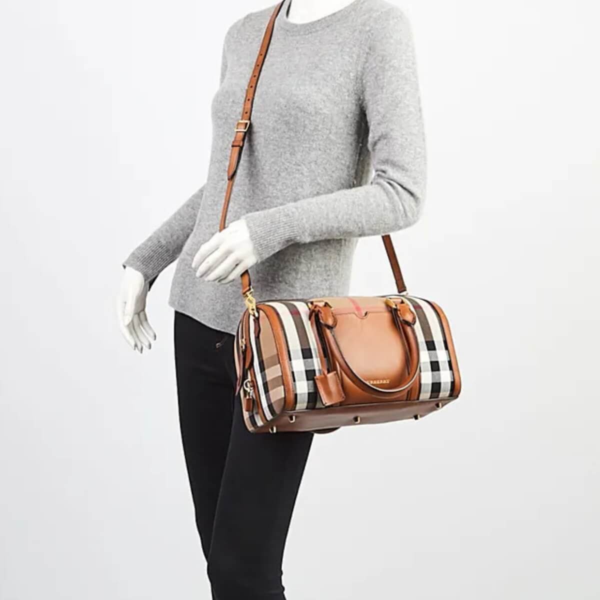 Burberry Designer House Check Sartorial Handbag, Burberry Handbag, Designer Handbag, Cheap Designer Handbag, Designer Handbag