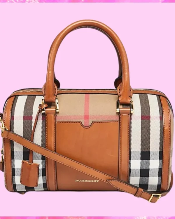 Burberry Designer House Check Sartorial Handbag, Burberry Handbag, Designer Handbag, Cheap Designer Handbag, Designer Handbag