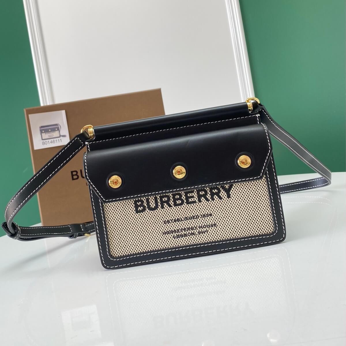 Burberry Designer Mini Horseferry Title Shoulder Bag, Burberry Handbag, Designer Handbag, Cheap Designer Handbag, Designer Handbag