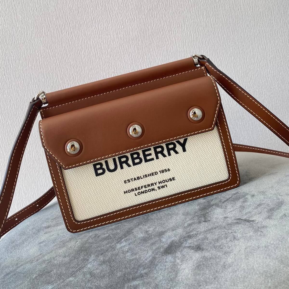 Burberry Designer Mini Horseferry Title Shoulder Bag, Burberry Handbag, Designer Handbag, Cheap Designer Handbag, Designer Handbag
