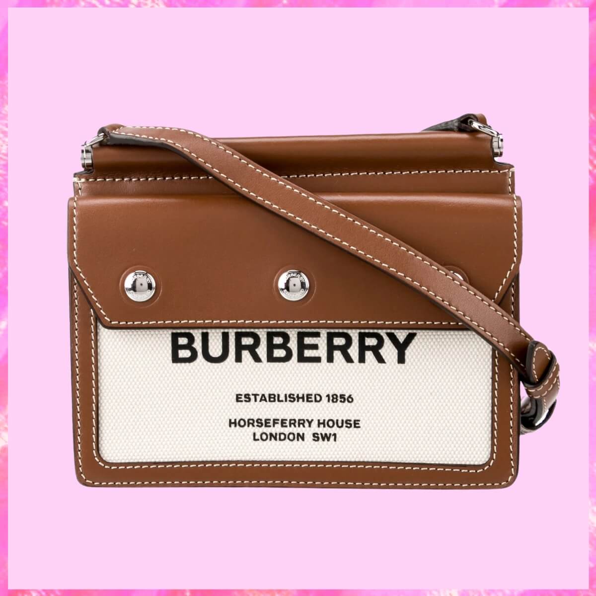 Burberry Designer Mini Horseferry Title Shoulder Bag, Burberry Handbag, Designer Handbag, Cheap Designer Handbag, Designer Handbag