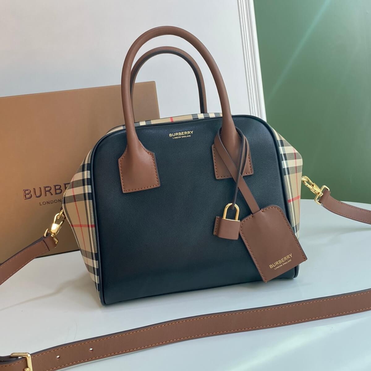 Burberry Designer Monogram Cube Bag, Burberry Handbag, Designer Handbag, Cheap Designer Handbag, Designer Handbag