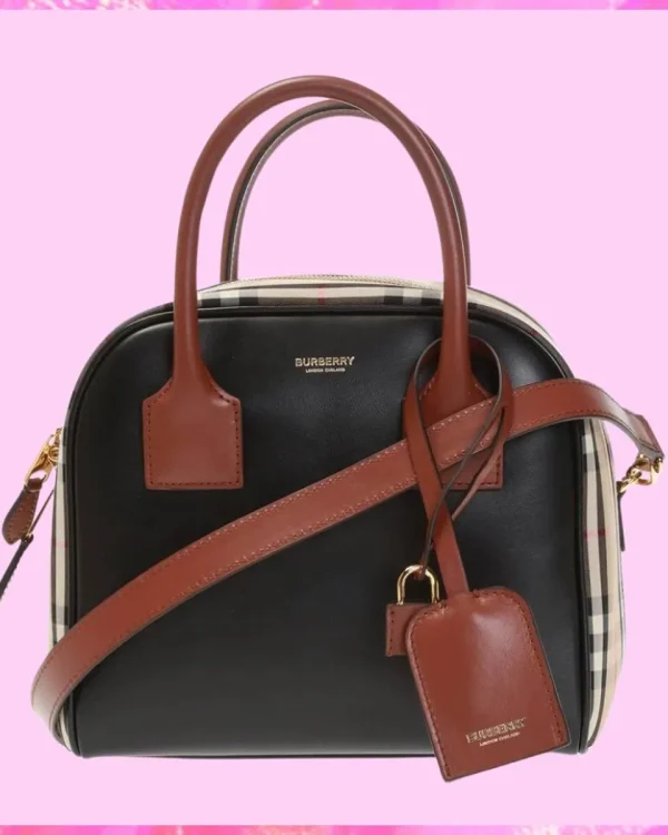 Burberry Designer Monogram Cube Bag, Burberry Handbag, Designer Handbag, Cheap Designer Handbag, Designer Handbag