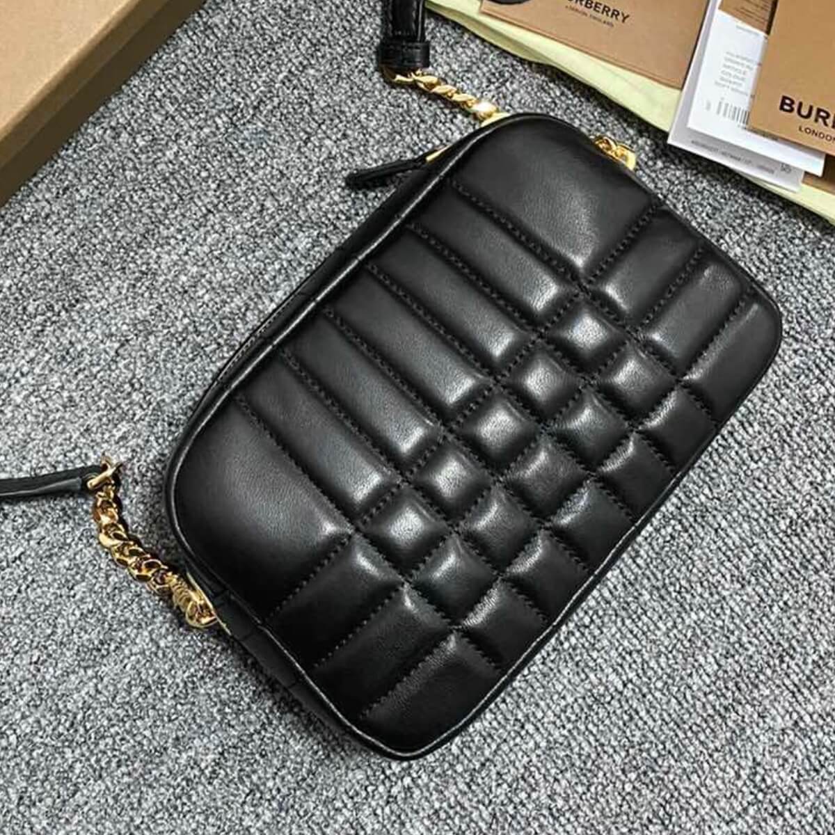 Burberry Designer Quilted Lola Crossbody Bag, Burberry Handbag, Designer Handbag, Cheap Designer Handbag, Designer Handbag