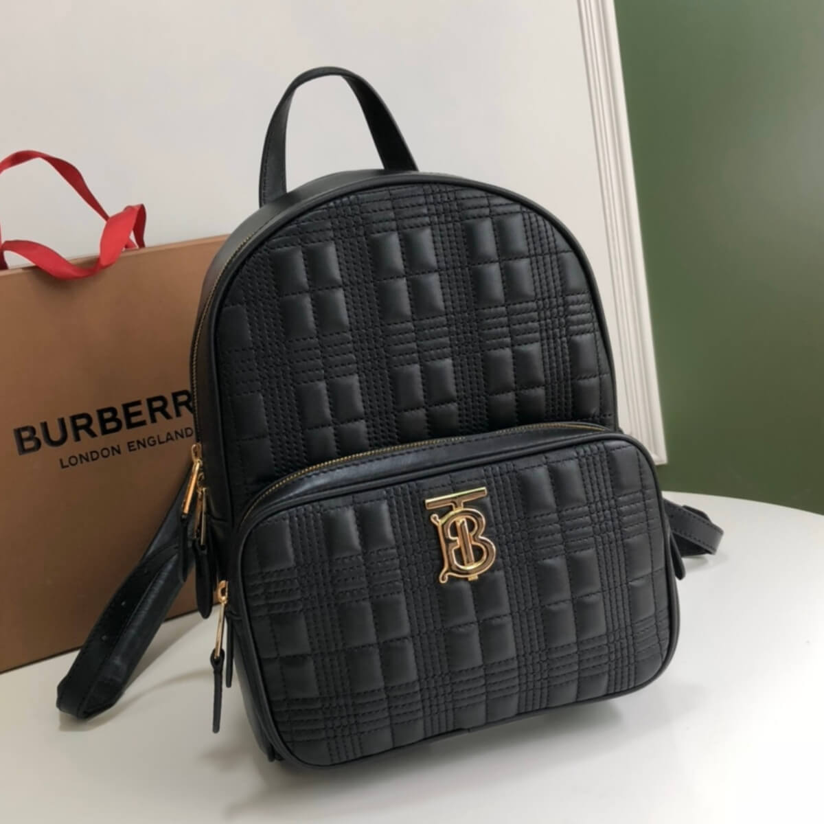 Burberry Designer TB Monogram Backpack, Burberry Handbag, Designer Handbag, Cheap Designer Handbag, Designer Handbag