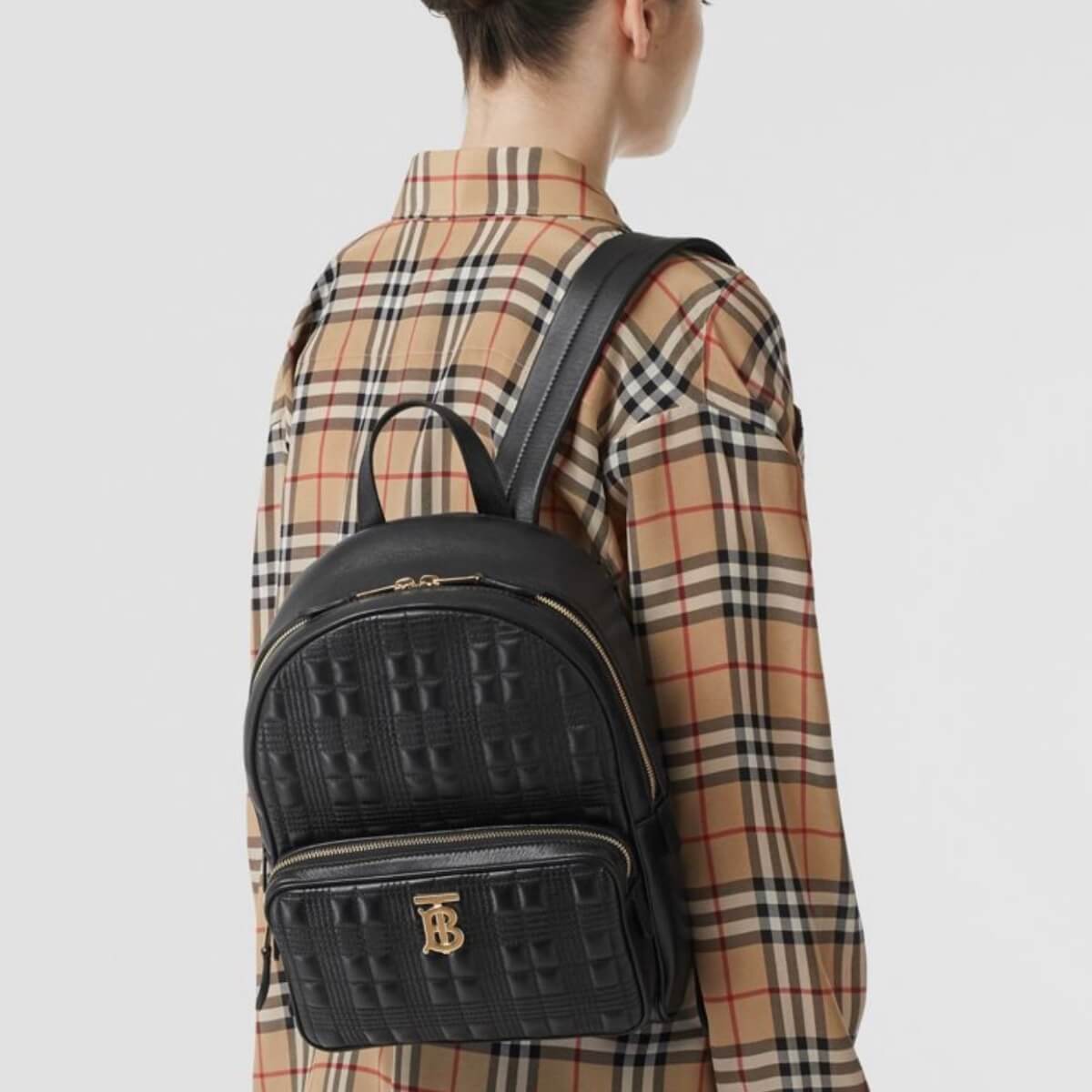 Burberry Designer TB Monogram Backpack, Burberry Handbag, Designer Handbag, Cheap Designer Handbag, Designer Handbag