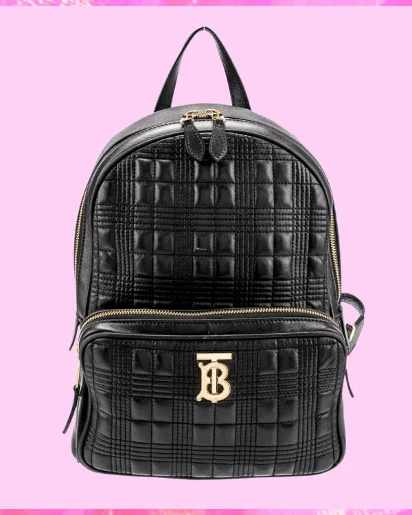 Burberry Designer TB Monogram Backpack, Burberry Handbag, Designer Handbag, Cheap Designer Handbag, Designer Handbag