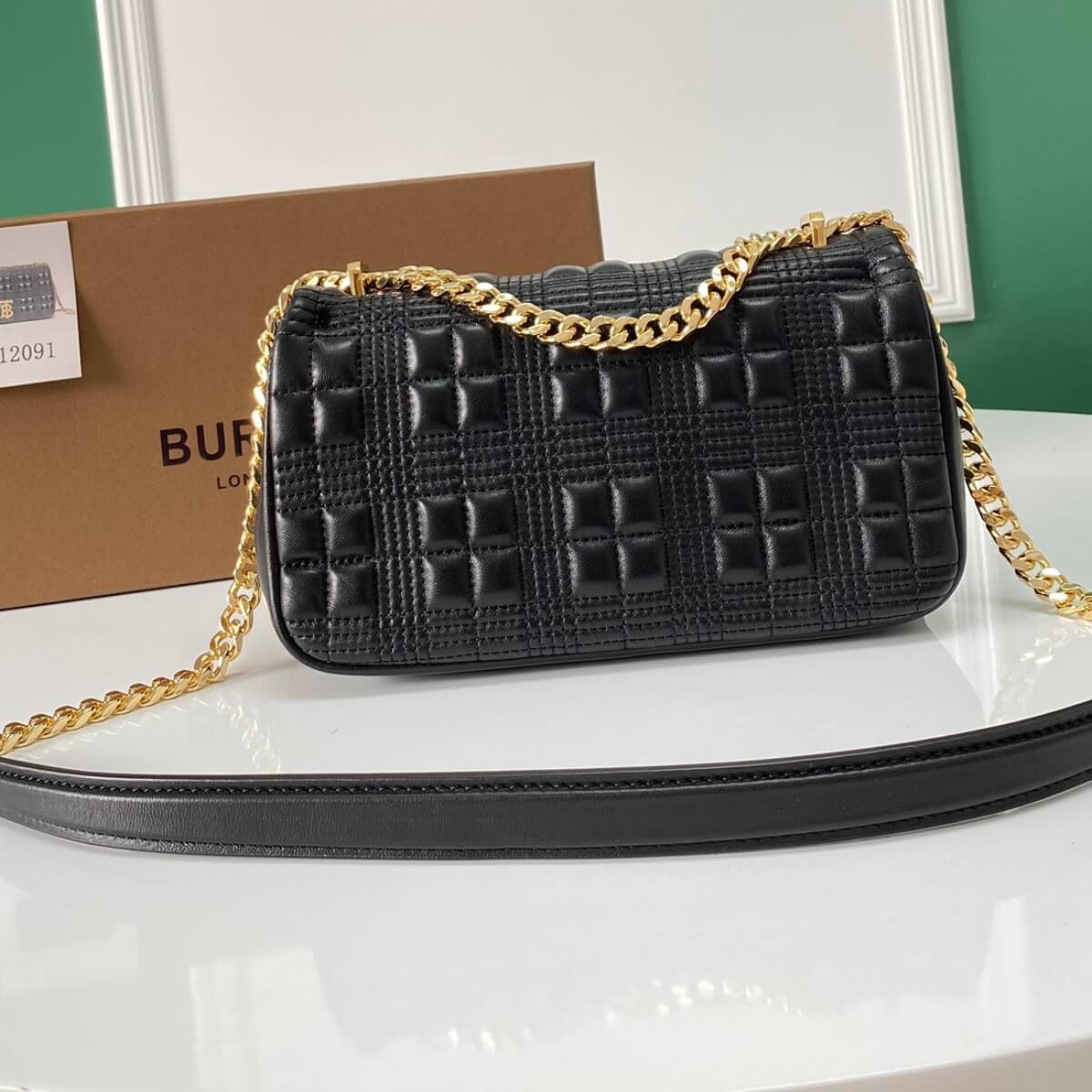 Burberry Designer TB Monogram Lola Shoulder Bag, Burberry Handbag, Designer Handbag, Cheap Designer Handbag, Designer Handbag