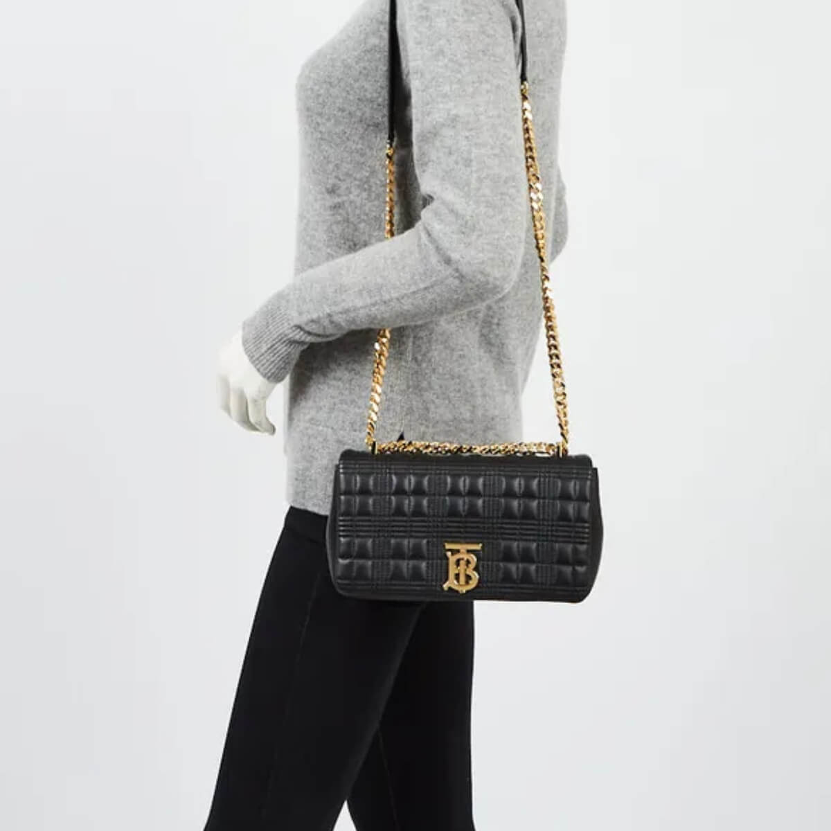 Burberry Designer TB Monogram Lola Shoulder Bag, Burberry Handbag, Designer Handbag, Cheap Designer Handbag, Designer Handbag