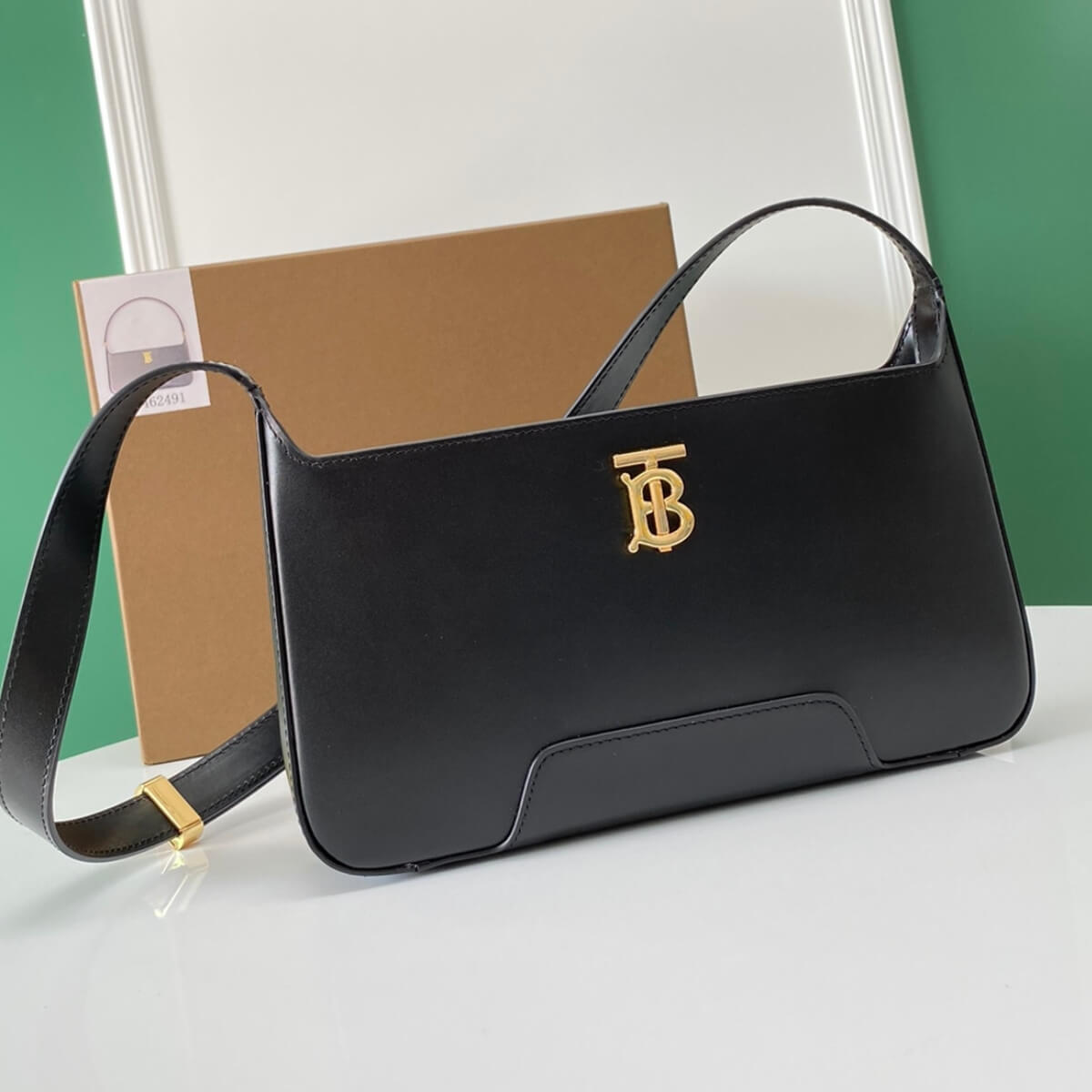 Burberry Designer TB Monogram Shoulder Bag, Burberry Handbag, Designer Handbag, Cheap Designer Handbag, Designer Handbag