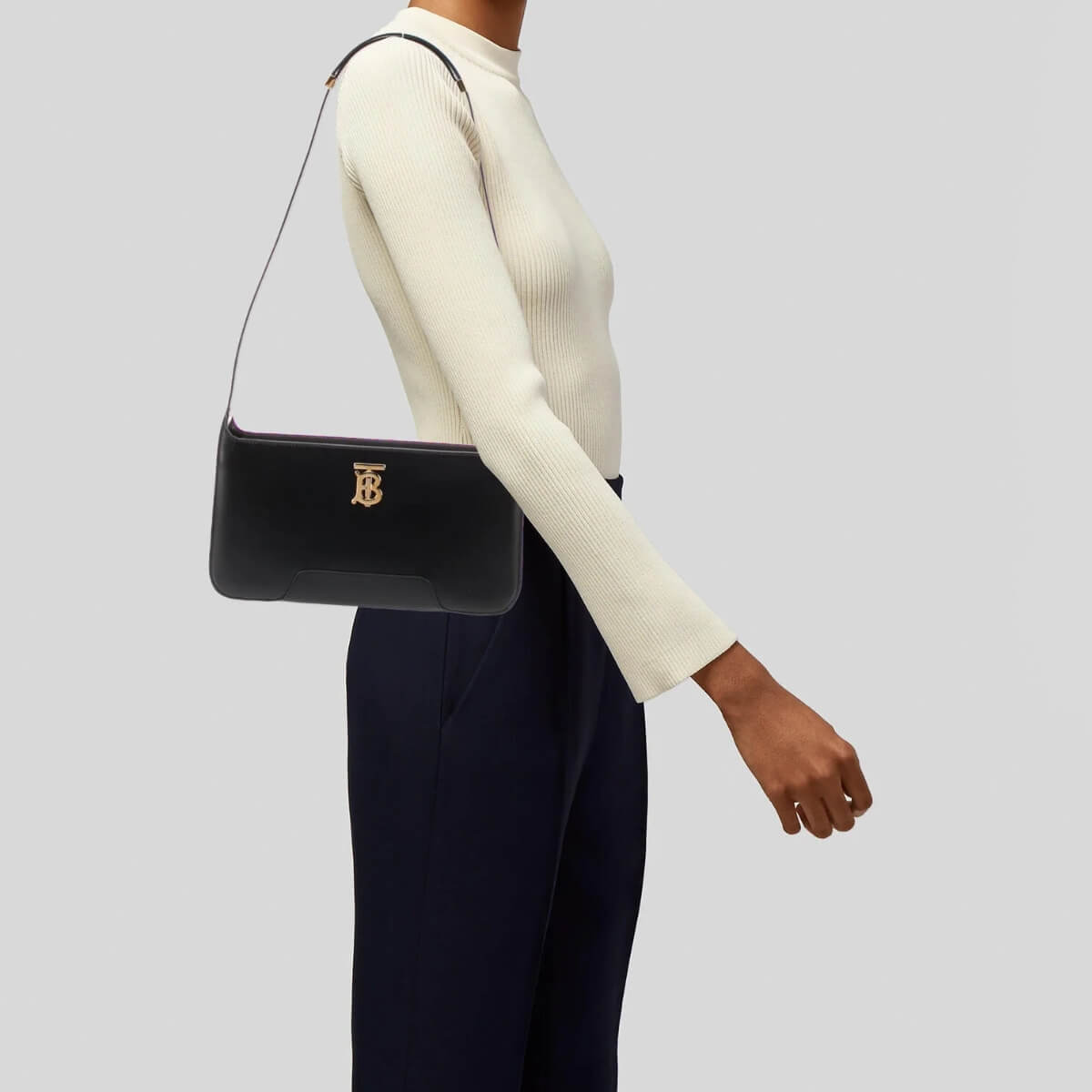 Burberry Designer TB Monogram Shoulder Bag, Burberry Handbag, Designer Handbag, Cheap Designer Handbag, Designer Handbag