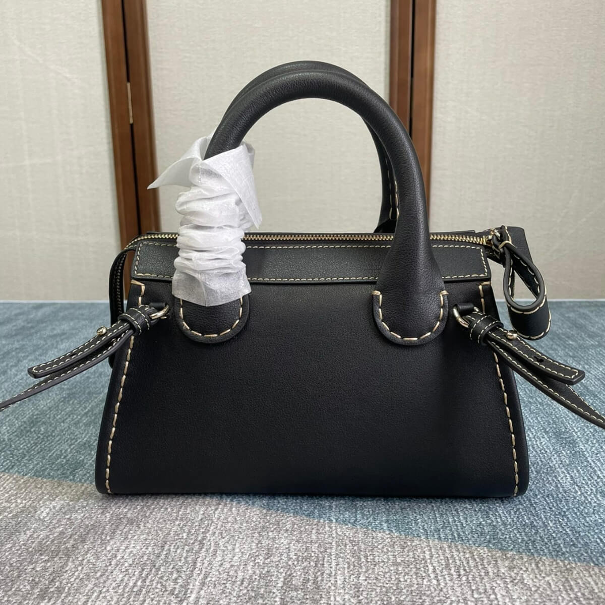 Chloe' Designer Buffalo Edith Sepia Handbag, Chloe' Handbag, Designer Handbag, Cheap Designer Handbag, Designer Handbag