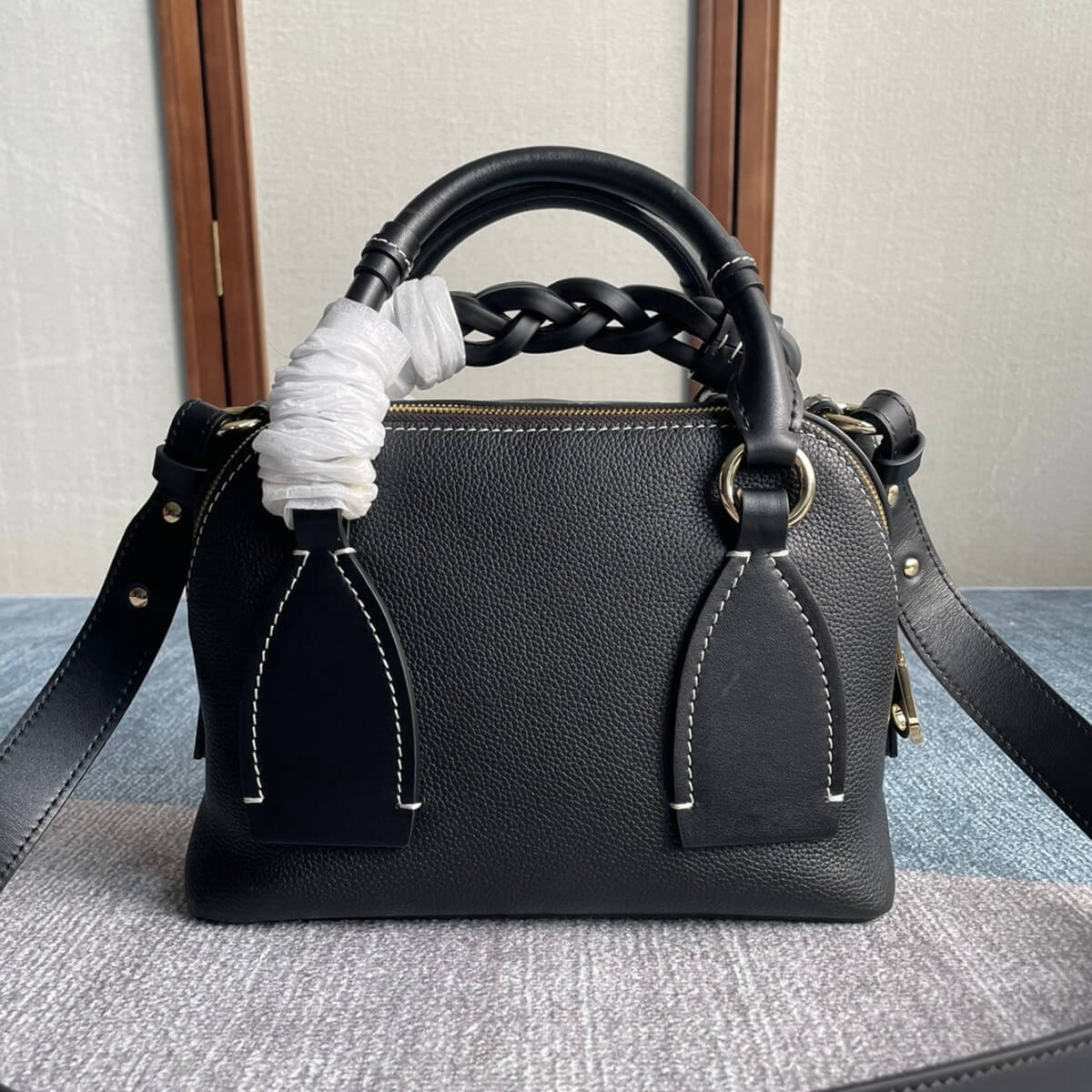 Chloe' Designer Leather Daria Handbag, Chloe' Handbag, Designer Handbag, Cheap Designer Handbag, Designer Handbag