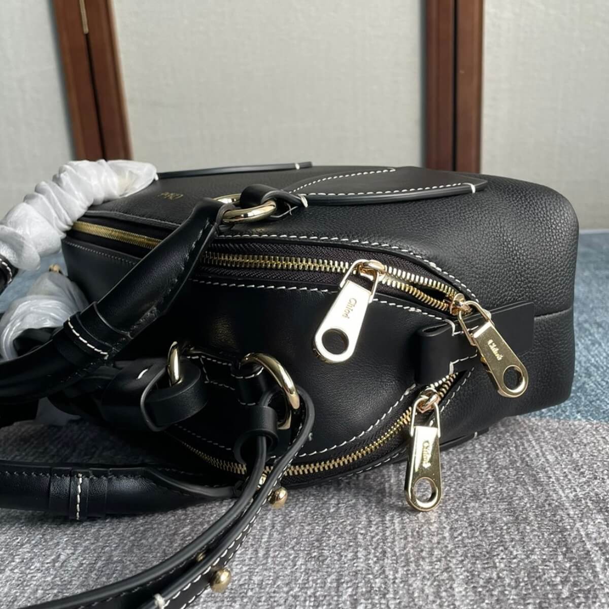 Chloe' Designer Leather Daria Handbag, Chloe' Handbag, Designer Handbag, Cheap Designer Handbag, Designer Handbag