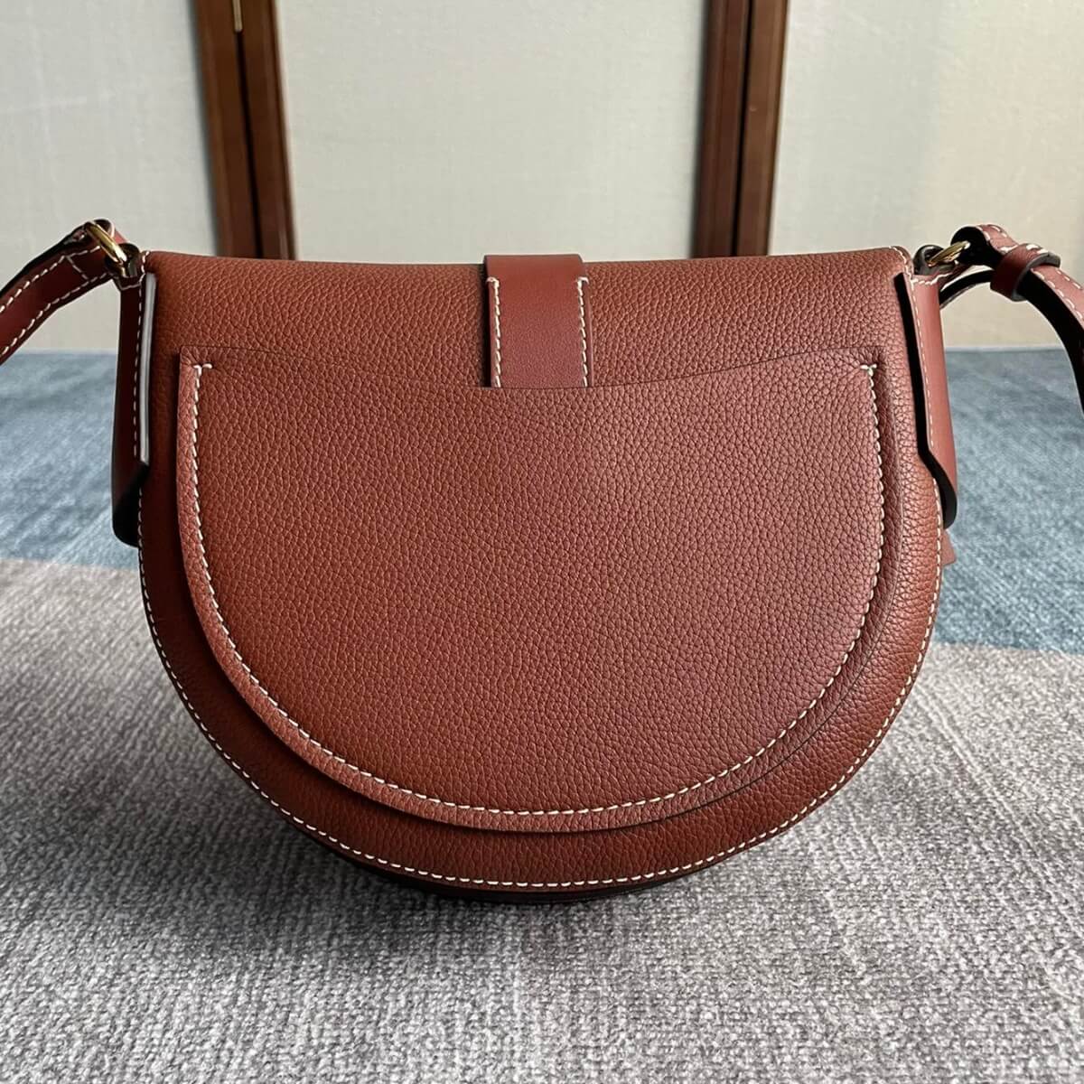 Chloe' Designer Leather Darryl Saddle Handbag, Chloe' Handbag, Designer Handbag, Cheap Designer Handbag, Designer Handbag