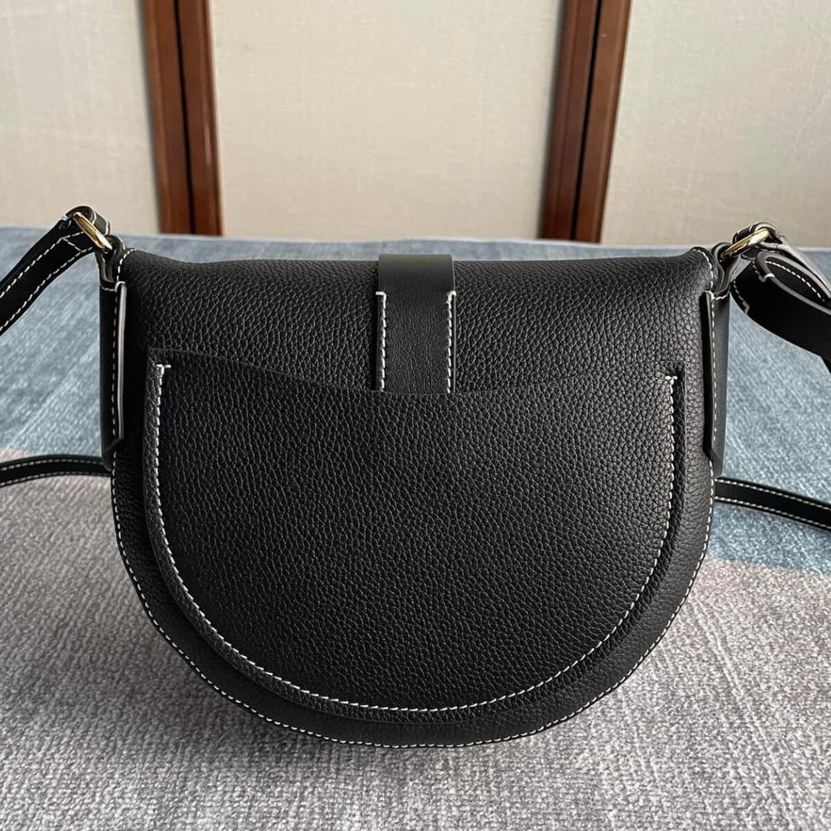 Chloe' Designer Leather Darryl Saddle Handbag, Chloe' Handbag, Designer Handbag, Cheap Designer Handbag, Designer Handbag