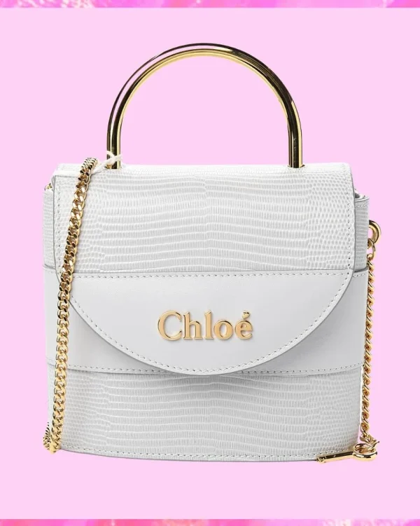 Chloe' Designer Small Aby Chain Shoulder Bag, Chloe' Handbag, Designer Handbag, Cheap Designer Handbag, Designer Handbag