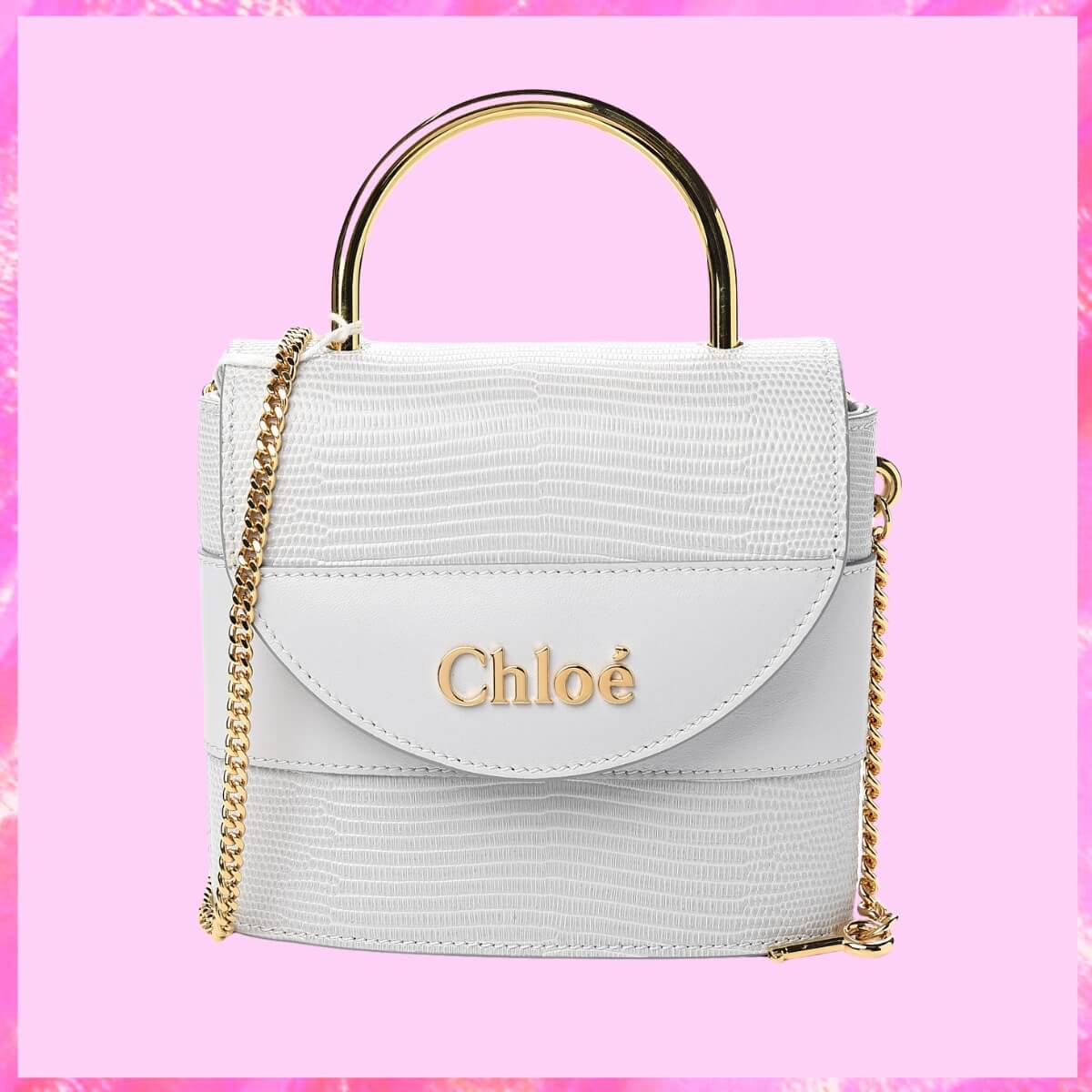Chloe' Designer Small Aby Chain Shoulder Bag, Chloe' Handbag, Designer Handbag, Cheap Designer Handbag, Designer Handbag