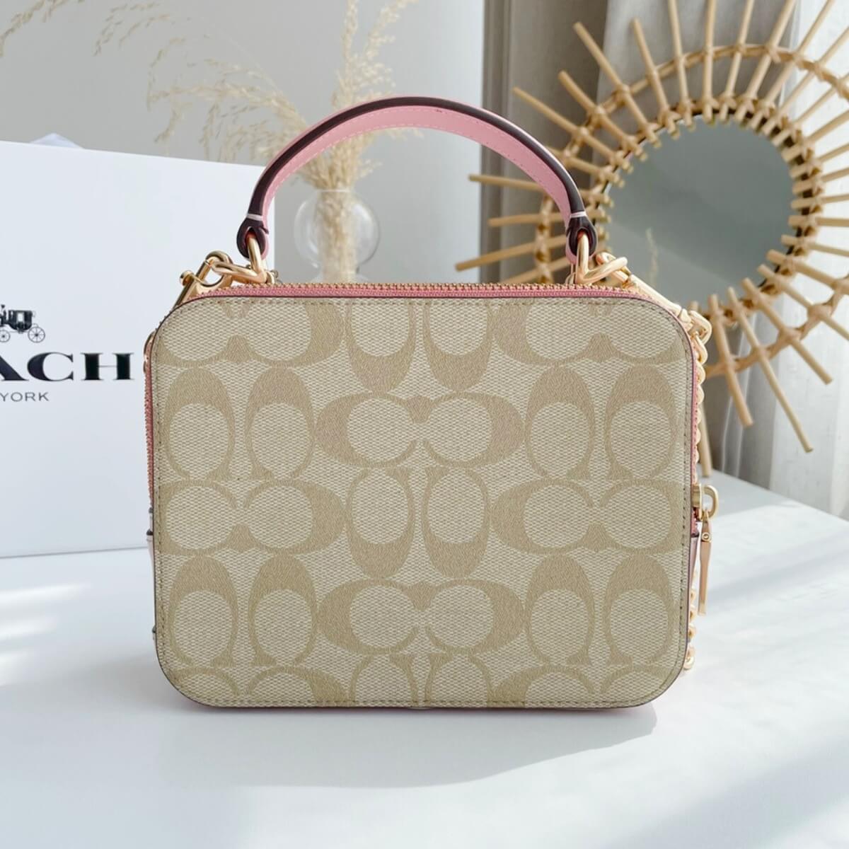 Coach Designer Disney X Box With Patches, Coach Handbag, Designer Handbag, Cheap Designer Handbag, Designer Handbag