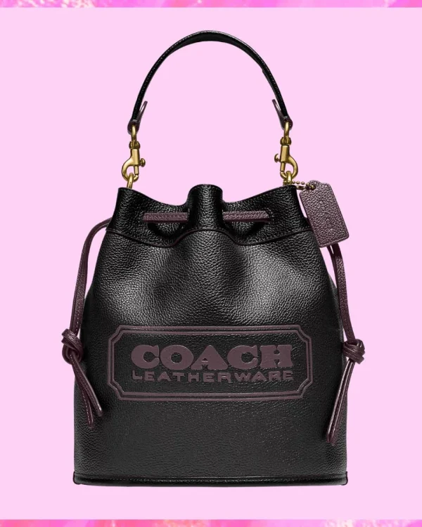 Coach Designer Field Bucket Bag With Coach Badge, Coach Handbag, Designer Handbag, Cheap Designer Handbag, Designer Handbag