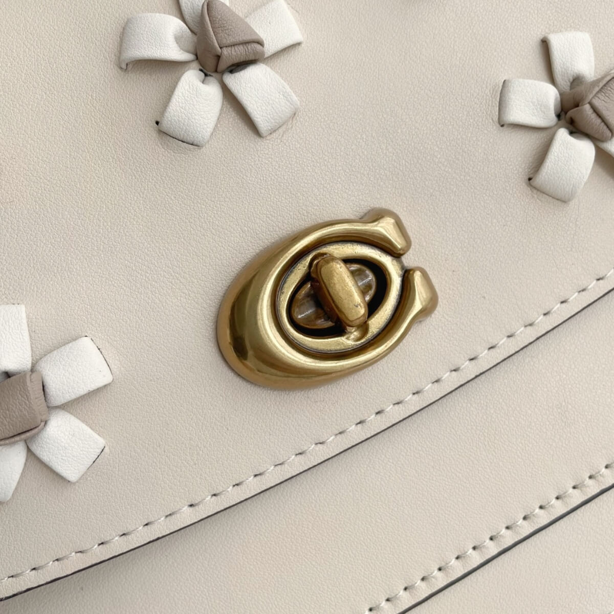 Coach Designer Madison Shoulder Bag With Tea Rose, Coach Handbag, Designer Handbag, Cheap Designer Handbag, Designer Handbag