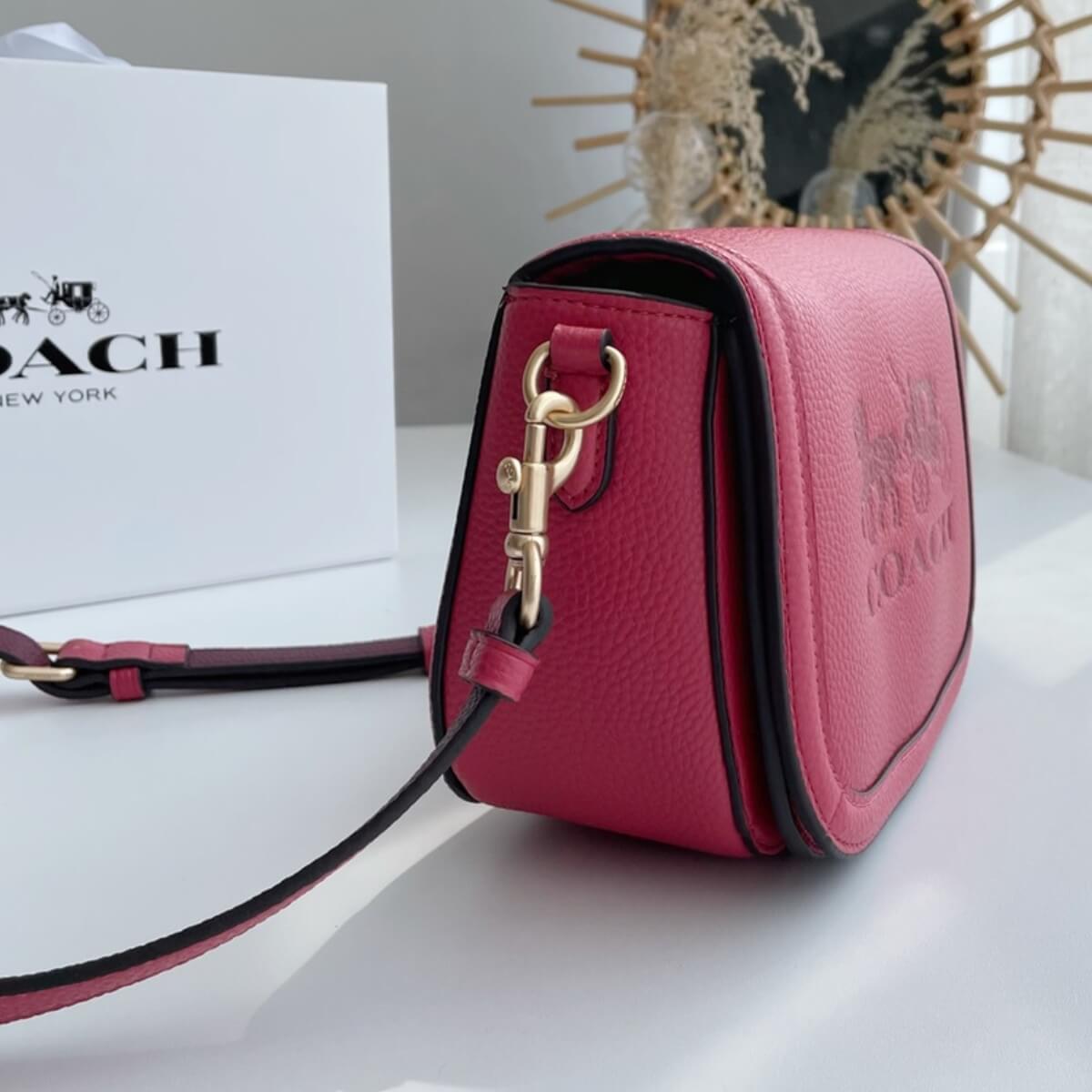 Coach Designer Saddle Bag With Horse And Carriage, Coach Handbag, Designer Handbag, Cheap Designer Handbag, Designer Handbag
