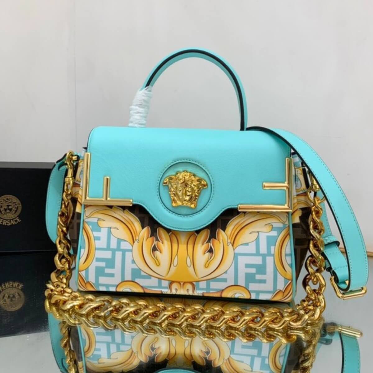 Designer 3WAY Medium Medusa Chain Handbag, Handbag, Designer Handbag, Cheap Designer Handbag, Designer Handbag