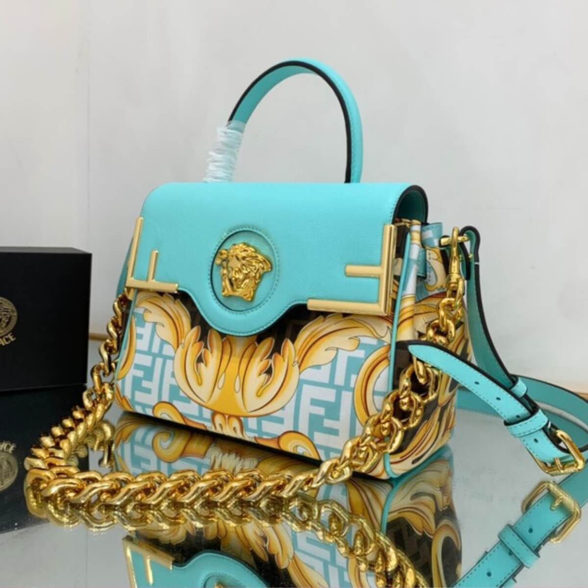 Designer 3WAY Medium Medusa Chain Handbag, Handbag, Designer Handbag, Cheap Designer Handbag, Designer Handbag