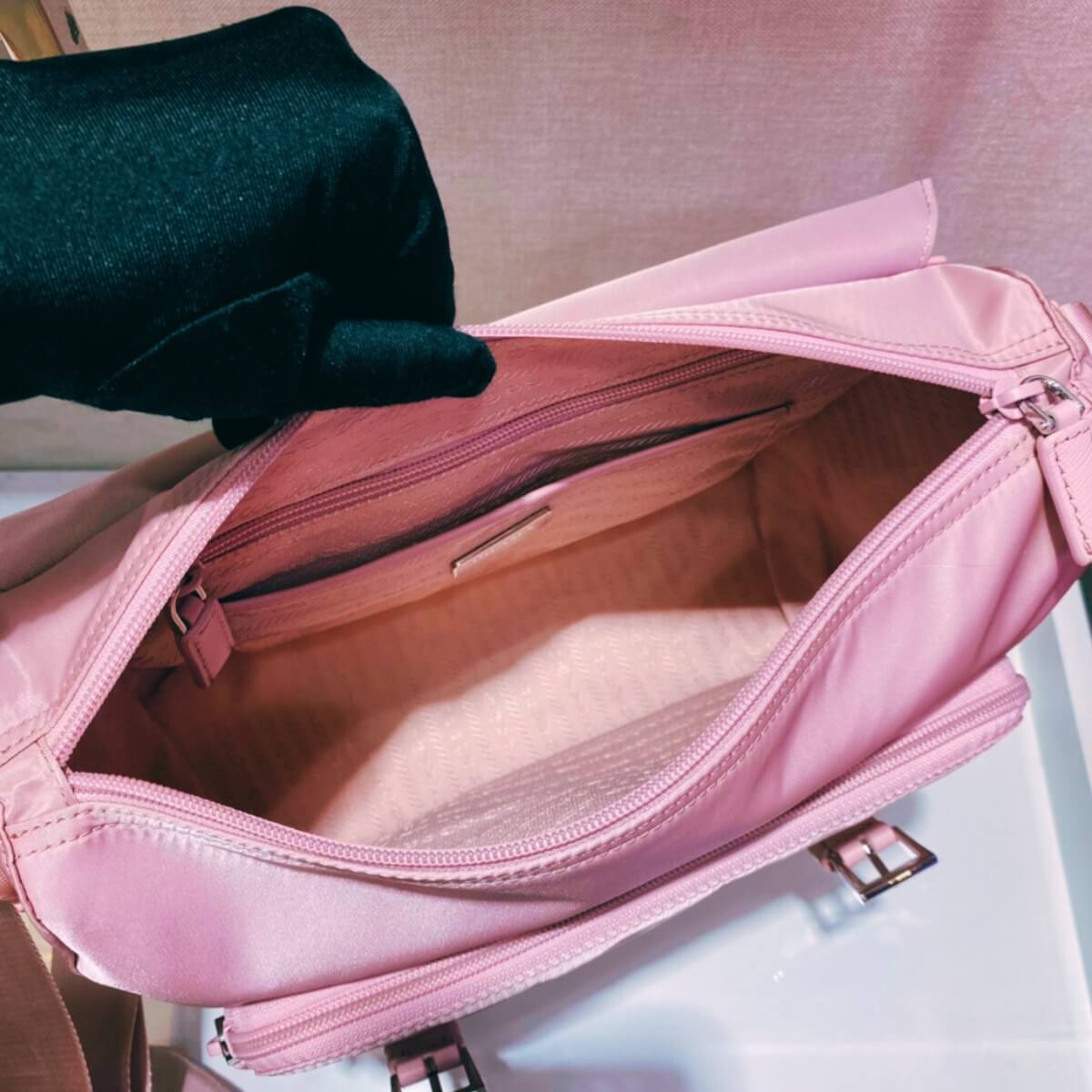 Prada Designer Nylon Weekend Messenger Shoulder Bag, Prada Handbag, Designer Handbag, Cheap Designer Handbag, Designer Handbag