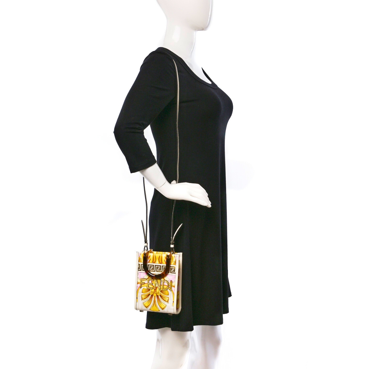 Fendance By Versace Designer Baroque Sunshine Tote, Fendance By Versace Handbag, Designer Handbag, Cheap Designer Handbag, Designer Handbag
