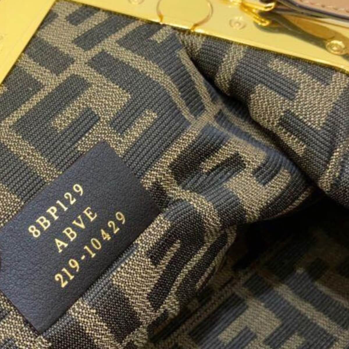 Fendi Designer Striped Nappa Leather Handbag, Fendi Handbag, Designer Handbag, Cheap Designer Handbag, Designer Handbag