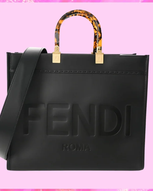 Fendi Designer Sunshine Leather Tote Bag, Fendi Handbag, Designer Handbag, Cheap Designer Handbag, Designer Handbag