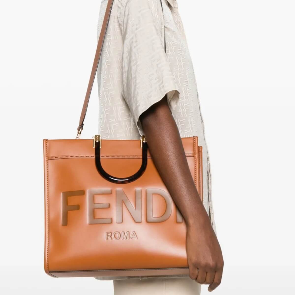 Fendi Designer Sunshine Tote Bag, Fendi Handbag, Designer Handbag, Cheap Designer Handbag, Designer Handbag
