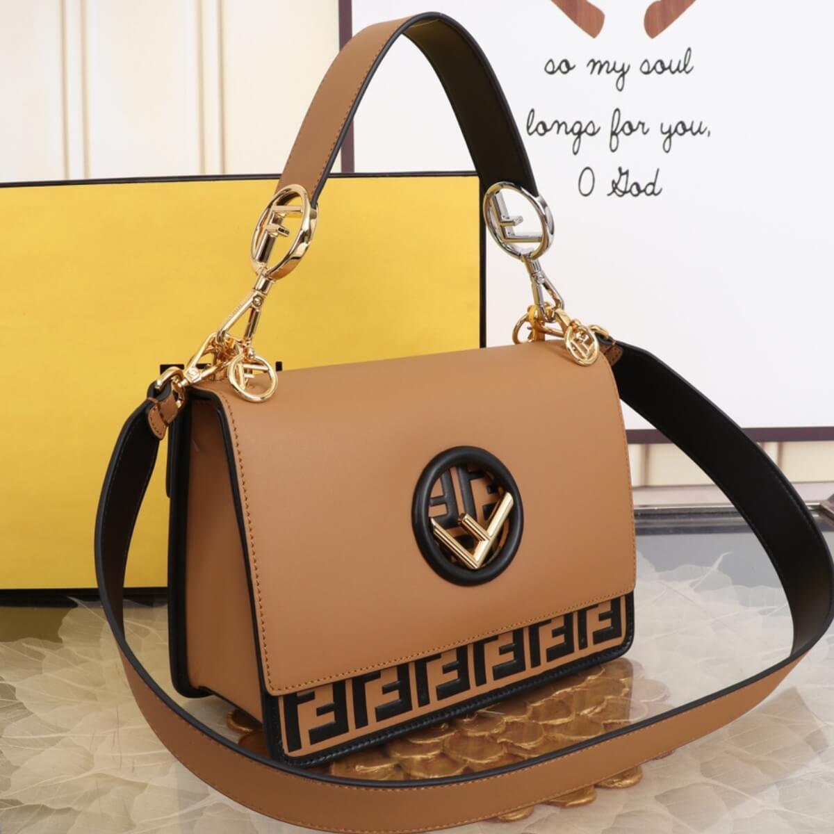 Fendi Designer Vitello Century FF Handbag, Fendi Handbag, Designer Handbag, Cheap Designer Handbag, Designer Handbag
