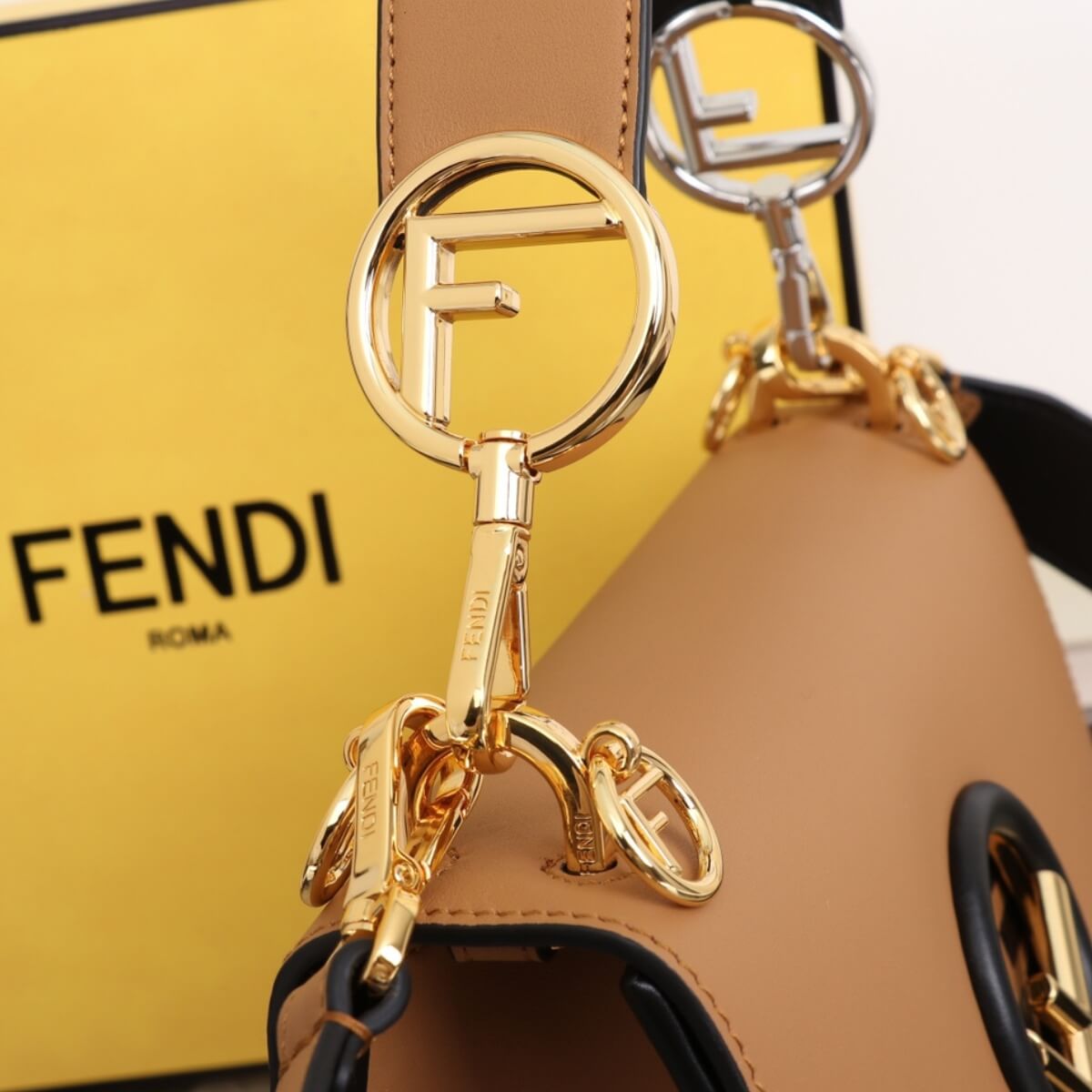 Fendi Designer Vitello Century FF Handbag, Fendi Handbag, Designer Handbag, Cheap Designer Handbag, Designer Handbag