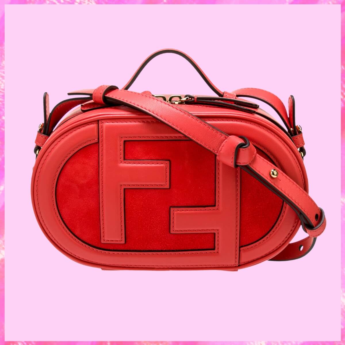 Fendi Designer Vitello Grace O'Lock Shoulder Bag, Fendi Handbag, Designer Handbag, Cheap Designer Handbag, Designer Handbag
