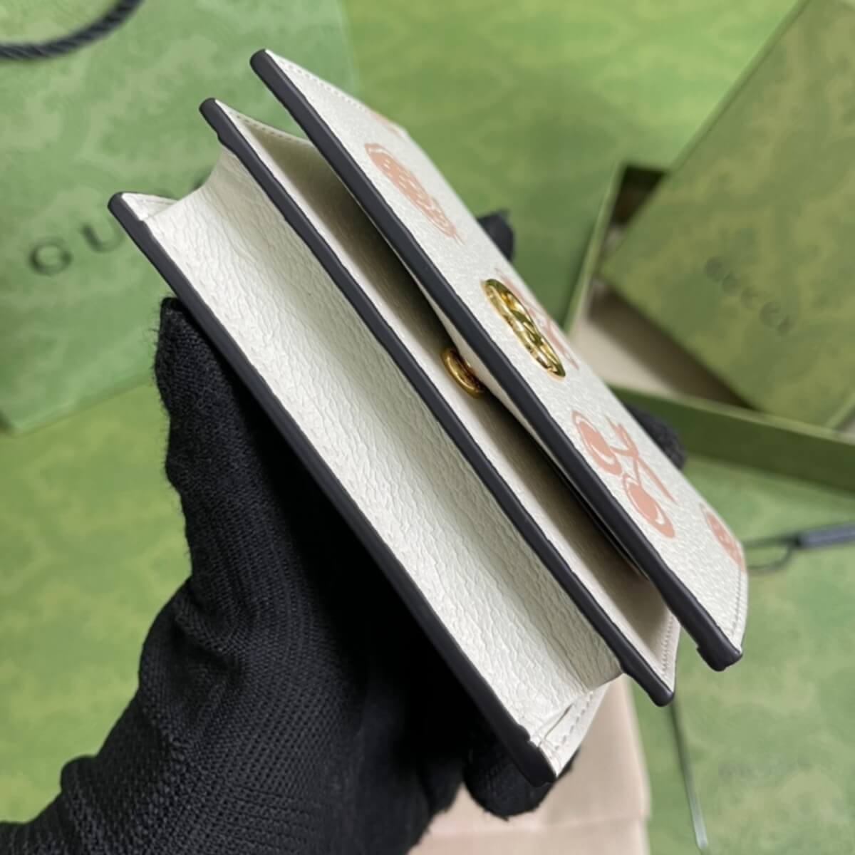 Gucci Designer GG Marmont Berry Card Case Wallet, Gucci Handbag, Designer Handbag, Cheap Designer Handbag, Designer Handbag