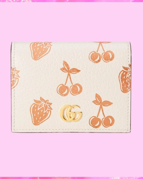 Gucci Designer GG Marmont Berry Card Case Wallet, Gucci Handbag, Designer Handbag, Cheap Designer Handbag, Designer Handbag
