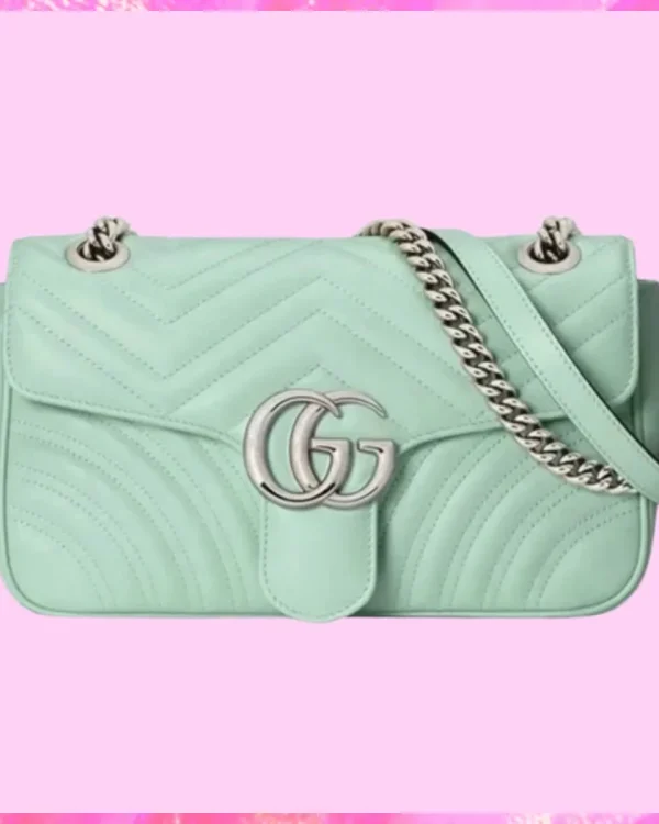 Gucci Designer GG Marmont Matelassé Handbag In Mint, Gucci Handbag, Designer Handbag, Cheap Designer Handbag, Designer Handbag