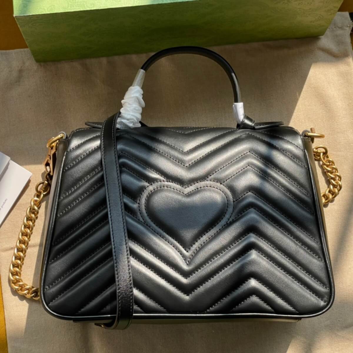 Gucci Designer GG Marmont Top Handle Bag, Gucci Handbag, Designer Handbag, Cheap Designer Handbag, Designer Handbag