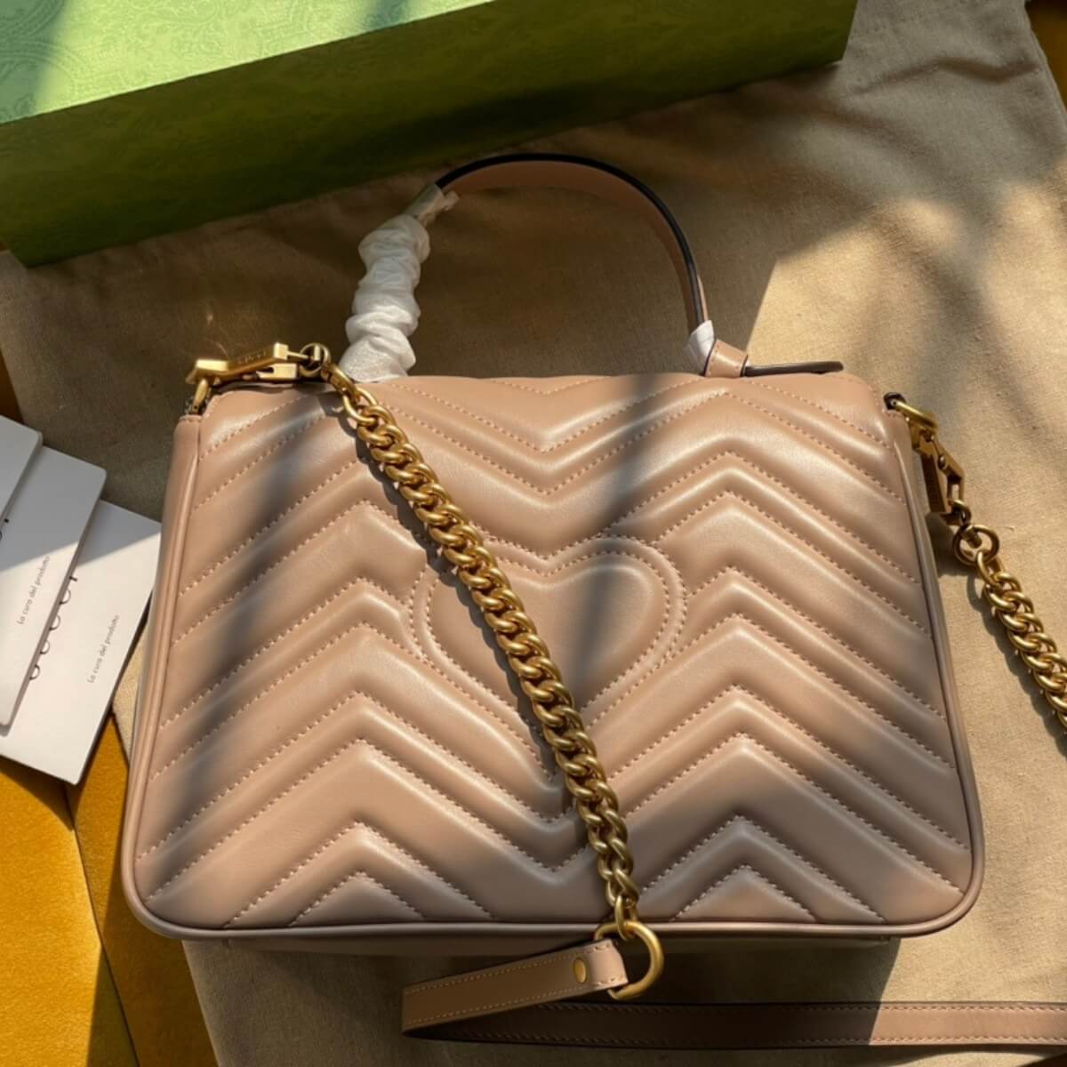 Gucci Designer GG Marmont Top Handle Bag, Gucci Handbag, Designer Handbag, Cheap Designer Handbag, Designer Handbag