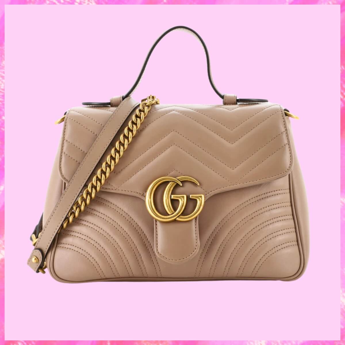 Gucci Designer GG Marmont Top Handle Bag, Gucci Handbag, Designer Handbag, Cheap Designer Handbag, Designer Handbag