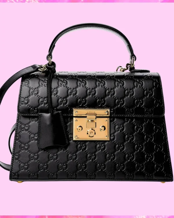 Gucci Designer GG Signature Padlock Handle Bag, Gucci Handbag, Designer Handbag, Cheap Designer Handbag, Designer Handbag