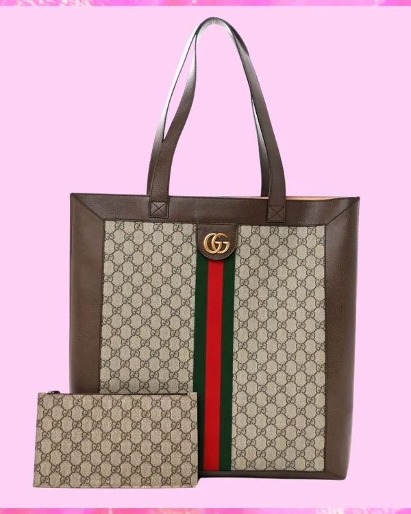 Gucci Designer Weekend GG Supreme Ophidia Soft Tote, Gucci Handbag, Designer Handbag, Cheap Designer Handbag, Designer Handbag