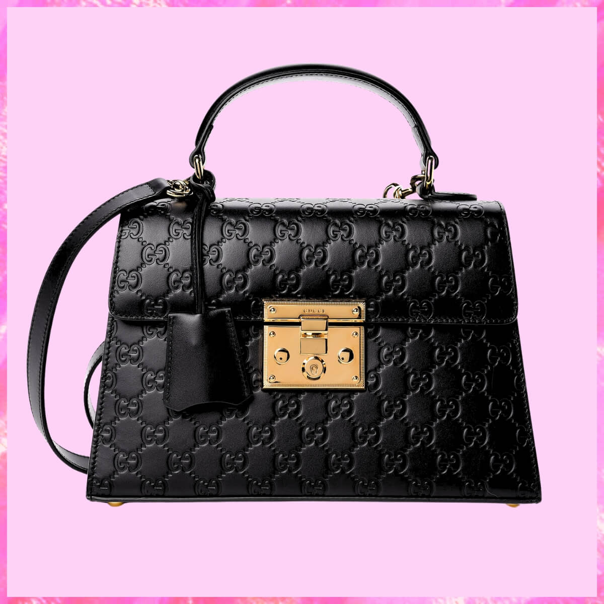 Gucci Designer GG Signature Padlock Handle Bag, Gucci Handbag, Designer Handbag, Cheap Designer Handbag, Designer Handbag