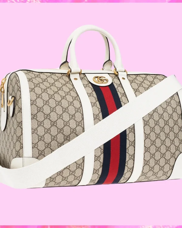Gucci Designer GG Supreme Savoy Duffle Bag, Gucci Handbag, Designer Handbag, Cheap Designer Handbag, Designer Handbag