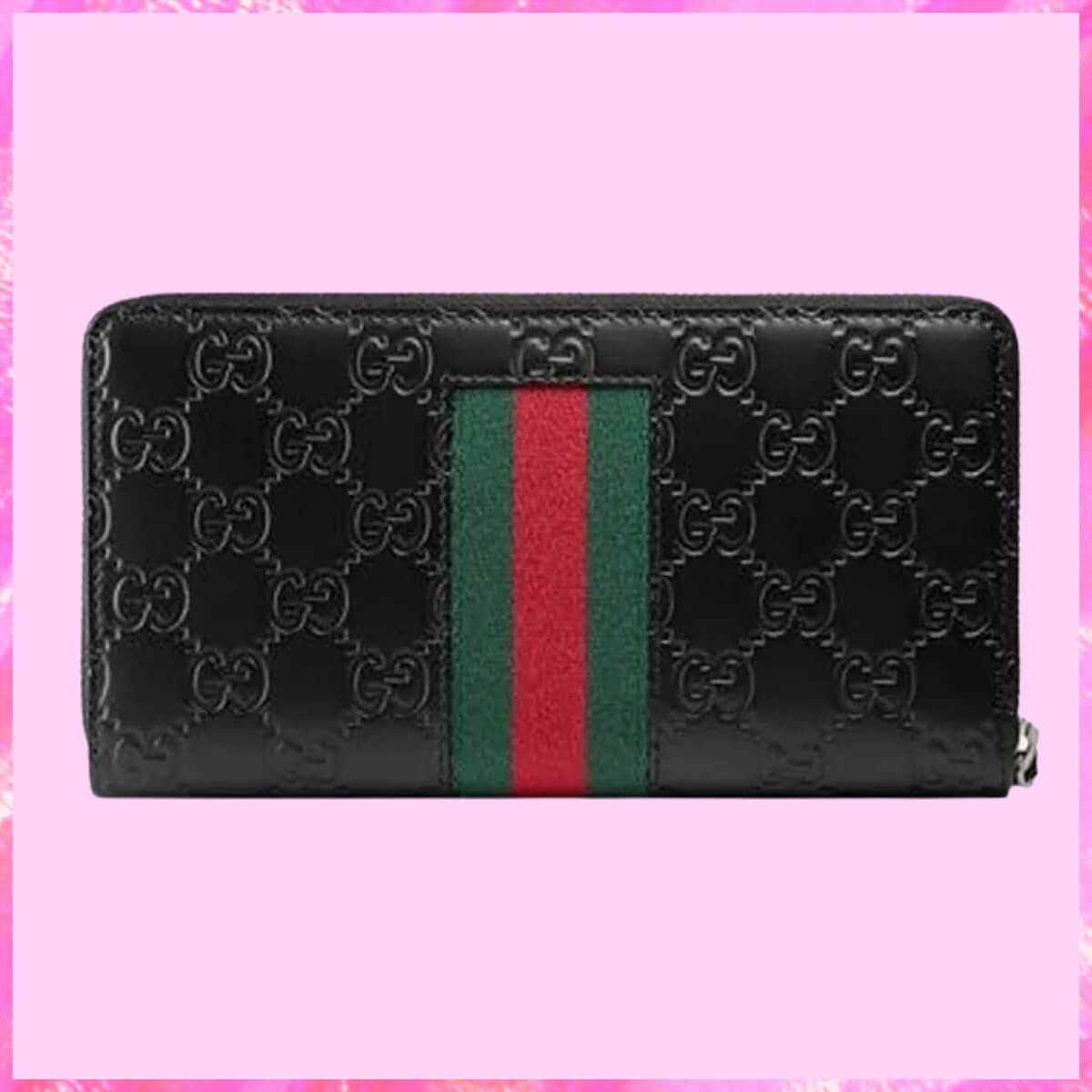 Gucci Designer GG Supreme Zip Around Wallet, Gucci Handbag, Designer Handbag, Cheap Designer Handbag, Designer Handbag