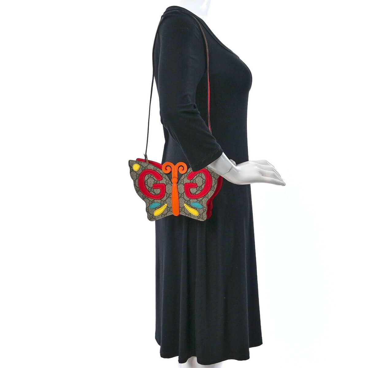 Gucci Designer Multicolor GG Butterfly Handbag, Gucci Handbag, Designer Handbag, Cheap Designer Handbag, Designer Handbag